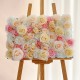 40x60 Artificial Flower Wall Panel Silk Rose Flowers 3D Backdrop Wall for Wedding Decoration