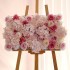 40x60 Artificial Flower Wall Panel Silk Rose Flowers 3D Backdrop Wall for Wedding Decoration