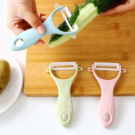 Vegetable Peeler Cutter Potato Cucumber Carrot Grater Portable Home Kitchen Tools Accessories Random Color