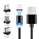 Fast Charging Micro USB Cable Cord Magnet Charger USB Type C 1m 2 m Mobile Phone Cables