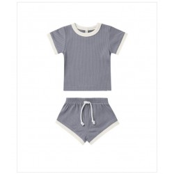 Newborn Baby Clothing Sets Baby Boys Girls Sets Striped T-shirt Shorts Casual Infant Children Clothes 0-3 Years